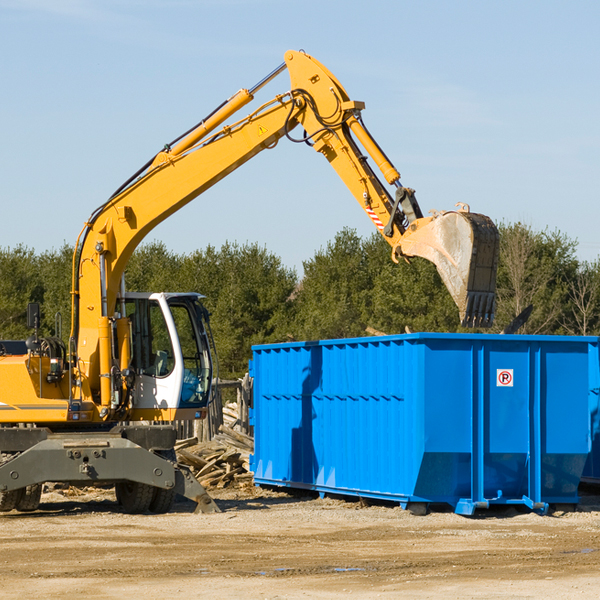 what size residential dumpster rentals are available in Swartz Creek Michigan